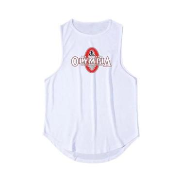 Imagem de Camisetas Sem Mangas Para Academia Masculinas De Secagem Rápida Em Mal