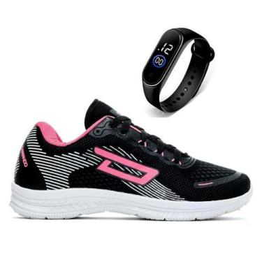 Imagem de Tênis Esportivo Feminino Damando Academia Corrida Caminhada + Relogio,