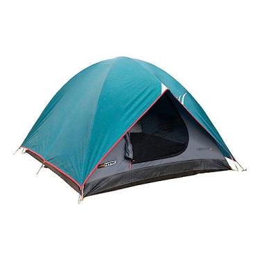 Imagem de NTK, Barraca de Camping 3x3m Impermeável em Poliéster com Fibra de Vidro, para 5 a 6 Pe...