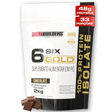 Imagem de Whey Protein Isolado Six Gold Chocolate 2kg - Bodybuilders