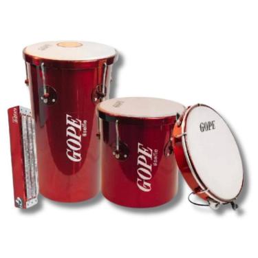 Imagem de Kit Resenha 2 Pandeiro/Rebolo/Reco/Repique De Mão  Kitres2 