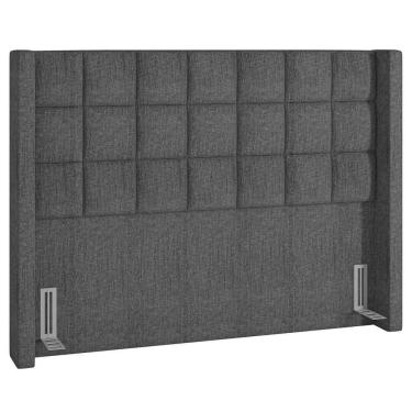 Imagem de Cabeceira Cama Box Casal 140cm Pisa P02 Linho Cinza - Mpozenato