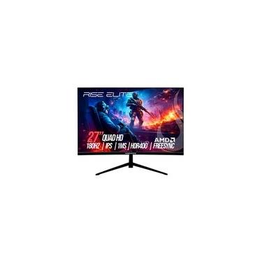 Imagem de Monitor Gamer Rise Mode Prime 27", QHD, 180Hz, 1ms, IPS, FreeSync, HDR 400, HDMI e DisplayPort, sRGB 110%, Preto - RM-MOG-27F1802K-B