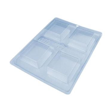 Imagem de Forma de silicone pão de mel quadrado g 3 partes (cod 10576) Bwb