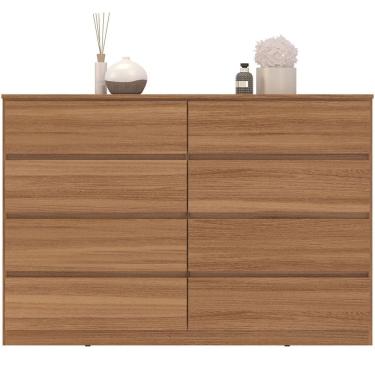 Imagem de Cômoda Grande 8 Gavetas para Quarto Sinatra