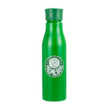 Imagem de Garrafa Palmeiras Alumínio 600ml Alça Esporte-Unissex