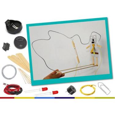 Imagem de Boneco Motriz DIY - Experimento de Habilidades Manuais com Labirinto E