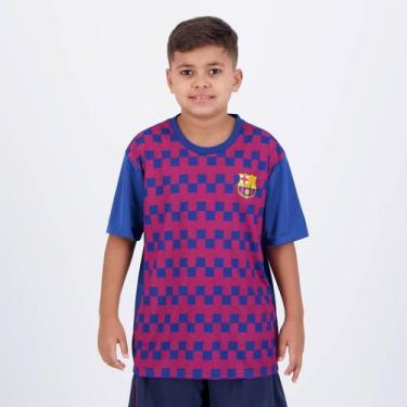 Imagem de Camisa Barcelona Dominant Juvenil Azul - Braziline, 10 ANOS
