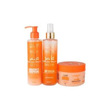 Imagem de Kit Body Splash, Esfoliante Corporal, Hidratante Néctar das Tâmaras Mi