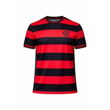 Imagem de CAMISETA FLAMENGO LISTRADA JACQUARD MASCULINA-Masculino