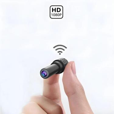 Imagem de Câmera IP Mini WiFi 4K HD Sem Fio 128GB 1080P Para Vigilância, Detecçã