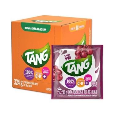 Imagem de Suco em Pó Tang Refresco Uva 18g - 18 Unidades