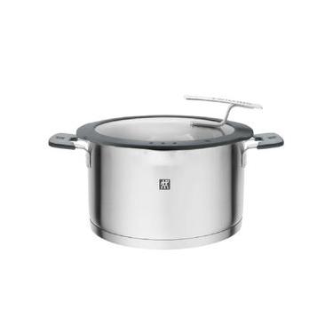 Imagem de CAÇAROLA ZWILLING SIMPLIFY 20CM REDONDA EM AÇO INOX CINZA 668732000
