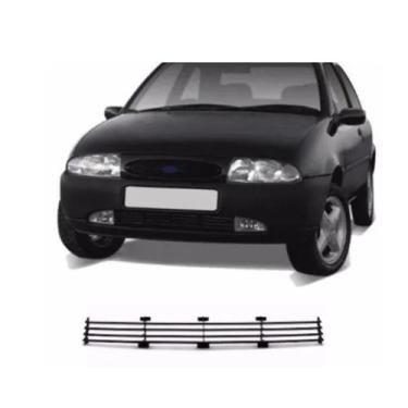 Imagem de Grade Central Parachoque Dianteiro Fiesta 1997 1998 1999 Com Furo de M