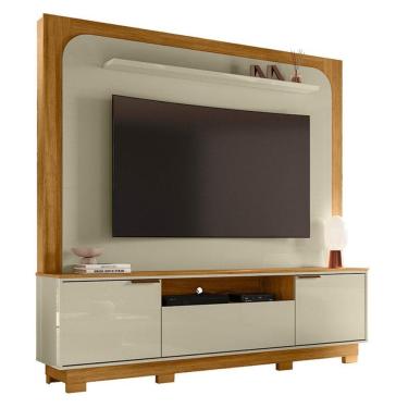 Imagem de Estante Home Theater Nilo Com Pés Cumaru/opala - Madetec