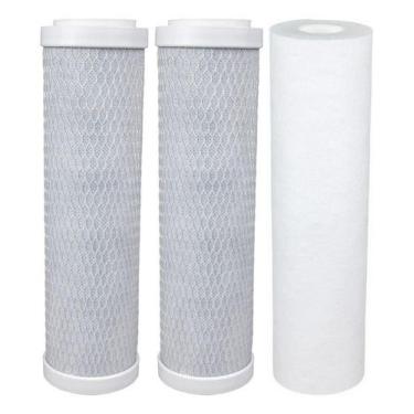 Imagem de Kit Refil Filtro Fabricação De Bebida Artesanal Tira Cloro Branco - Ro