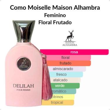 Imagem de Perfume Arabe Maison Alhambra Delilah EDP 100ml Feminino Original com 
