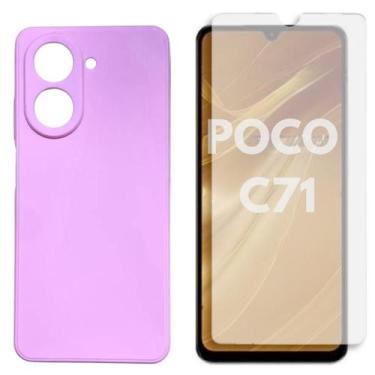 Imagem de Capa Capinha + Pel. Hidrogel Compatível Para Xiaomi Poco C71 - Generic
