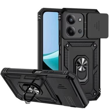 Imagem de Capa Capinha Anel Anti Impacto Para Xiaomi Redmi 15C 4G Cor:Preto - GR