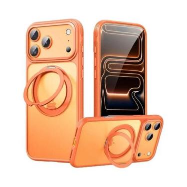 Imagem de 360 graus Capa Magnética Giratória Magsafe Para iPhone 16 15 14 13 17 