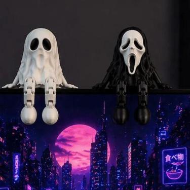 Imagem de Kit Fantasminha e Ghost Face Decoração Setup Gamer PC Geek - Alligator