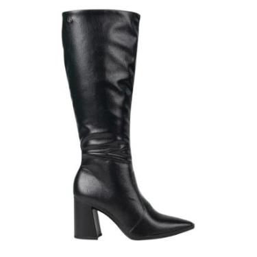 Imagem de Bota Dakota Feminina Cano Longo Salto Bloco Alto Bico Fino Original Zíper-Feminino
