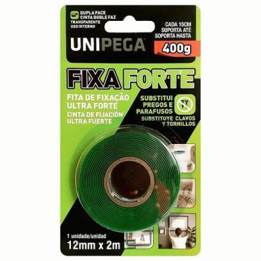 Imagem de Fita Dupla Face Transparente Fixa Forte 12MM X 2M Unipega