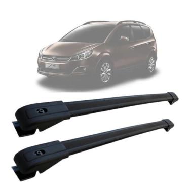 Imagem de Rack De Teto Travessa Jac Motors J6 2011 a 2021 Aluminio MN-1300 Preto