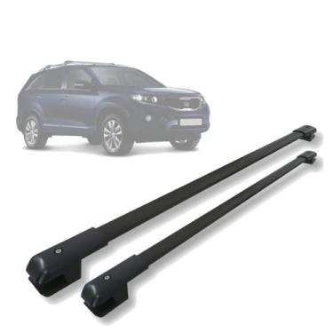 Imagem de Rack Bagageiro De Teto Travessa Kia Sorento 2010 a 2013 Alumínio MN-40