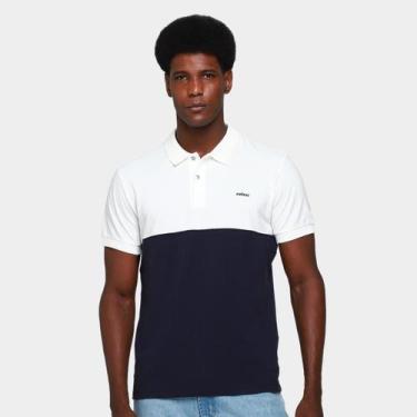 Imagem de Camisa Polo Colcci XII Masculina, Branco, Azul, P