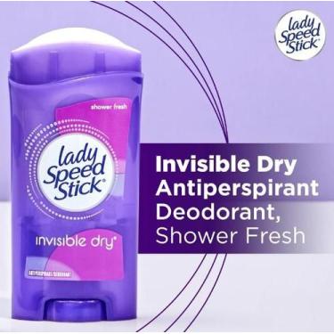 Imagem de Desodorante Invisível, Shower Fresh, 65 g, Lady Speed Stick