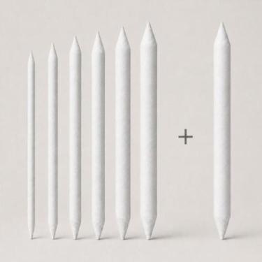 Imagem de Kit Esfuminho de Papel 7 Unidades Desenho e Sombreamento Suave Arteter