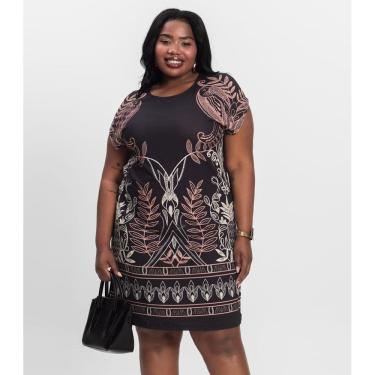 Imagem de Vestido Curto Plus Size Secret Glam Preto