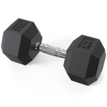 Imagem de Dumbbell Sextavado Emborrachado - 20KG - D1 Fitness