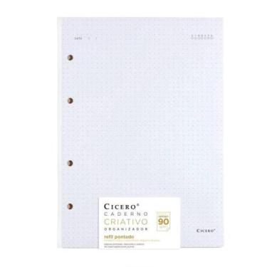 Imagem de Refil caderno criativo cicero 40fls offset 90g pontado 17x24