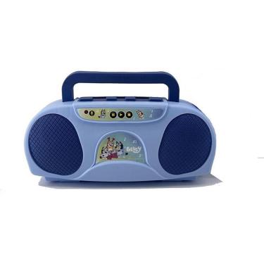 Imagem de Brinquedo Musical Boom Box Karaokê com Cabo P2 e Função Amplificadora Bluey Candide