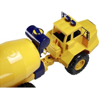 Imagem de Caminhão de Brinquedo Columbus Betoneira 70cm com Detalhes Realistas e Pneus Antiderrapantes Roma
