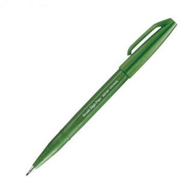 Imagem de Caneta hidrográfica Brush Sign Pen Verde Oliva - Pentel