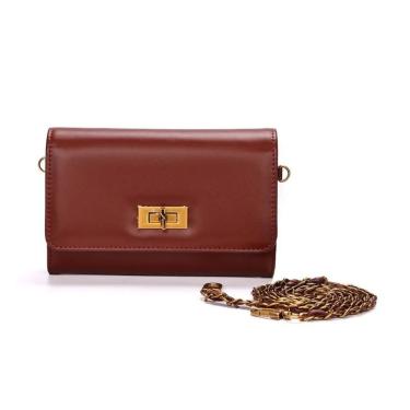 Imagem de Bolsa Carteira Santa Lolla Alça Material Soft Sintético Soft Ferrugem Feminina