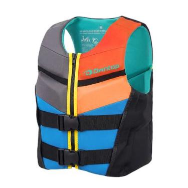 Imagem de Colete de Natação Owntop para Jovens Neoprene 23-41 kg Multicolorido M