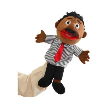 Imagem de Boneco De Fantoche De Mão Engraçado De 38 Cm, Série Familiar, Brinqued