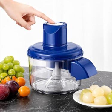 Imagem de Descascador Elétrico Automático Mini Processador, Tritura e Pica Alho 