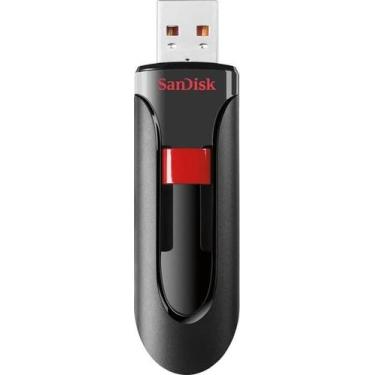 Imagem de Pen Drive SanDisk - Unidade flash USB 2.0 Cruzer Glide 128 GB - Preto-