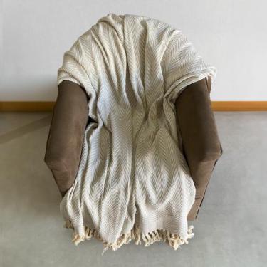 Imagem de Manta Eder Gigante Casal 100 Algodão 1,95x1,45m para Sofá e Cama, Cinz