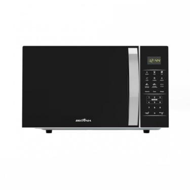 Imagem de Micro-ondas Bancada Britânia Bmo28 25L 1100W com Timer e Descongelar Preto e Branco 220V