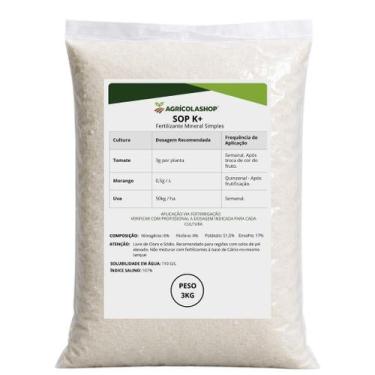Imagem de Sulfato de Potássio Dripsol SOP K+ 3kg Rico em Potássio e Enxofre - DR