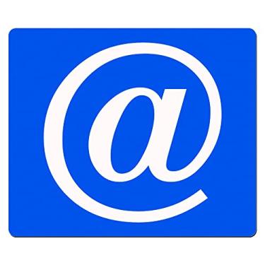 Imagem de Mouse Pad Retangular Arroba em PVC TopGet - (Azul)