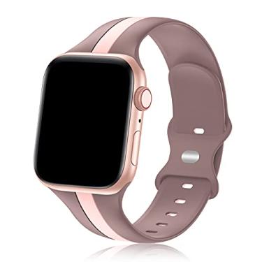 Imagem de Pulseira esportiva de designer compatível com Apple Watch séries 11/10/9/8/7/6/5/4/4/3/2/1/Ultra
