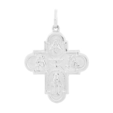 Imagem de Pingente de Aço Cruz de Todos os Santos 29x23mm