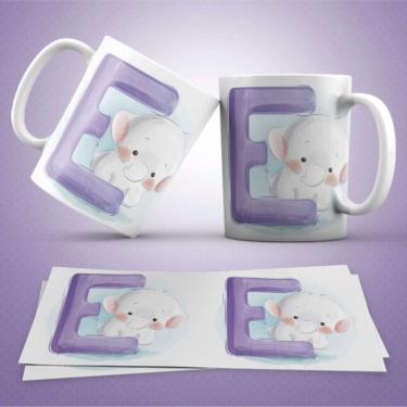 Imagem de Caneca Personalizada Infantil Letra E